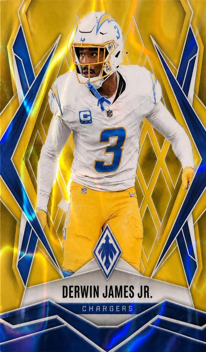 2025 Panini Phoenix Football Yellow Lava Derwin James Jr. #101
