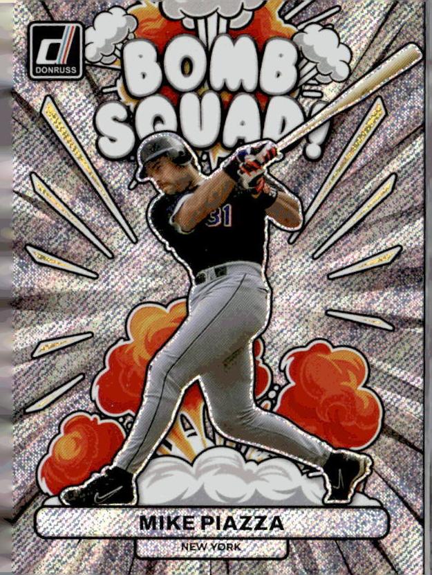 2023 Panini Donruss Baseball Rapture Mike Piazza #BS8