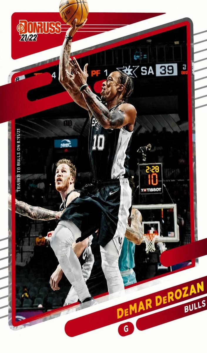 2021 Panini Donruss Basketball DeMar DeRozan #21