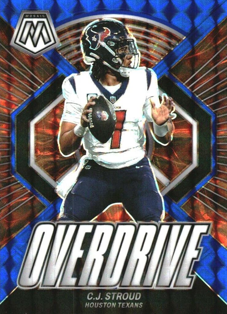 2024 Panini Mosaic Football Mosaic Blue C.J. Stroud #8