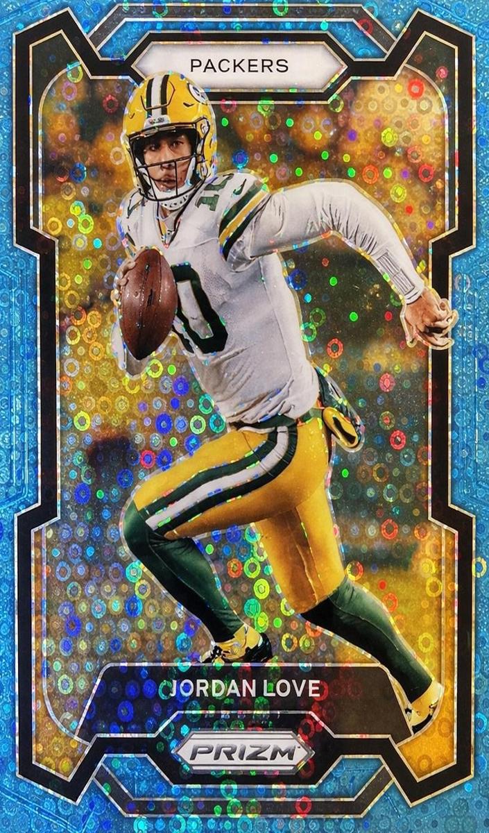 2023 Panini Prizm Football No Huddle Blue Jordan Love #110