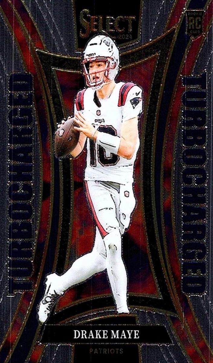 2024 Panini Select Football Drake Maye #24 PSA 9