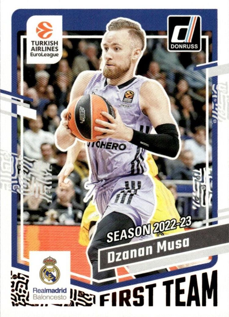2023 Donruss Turkish Airlines EuroLeague Basketball Dzanan Musa #199