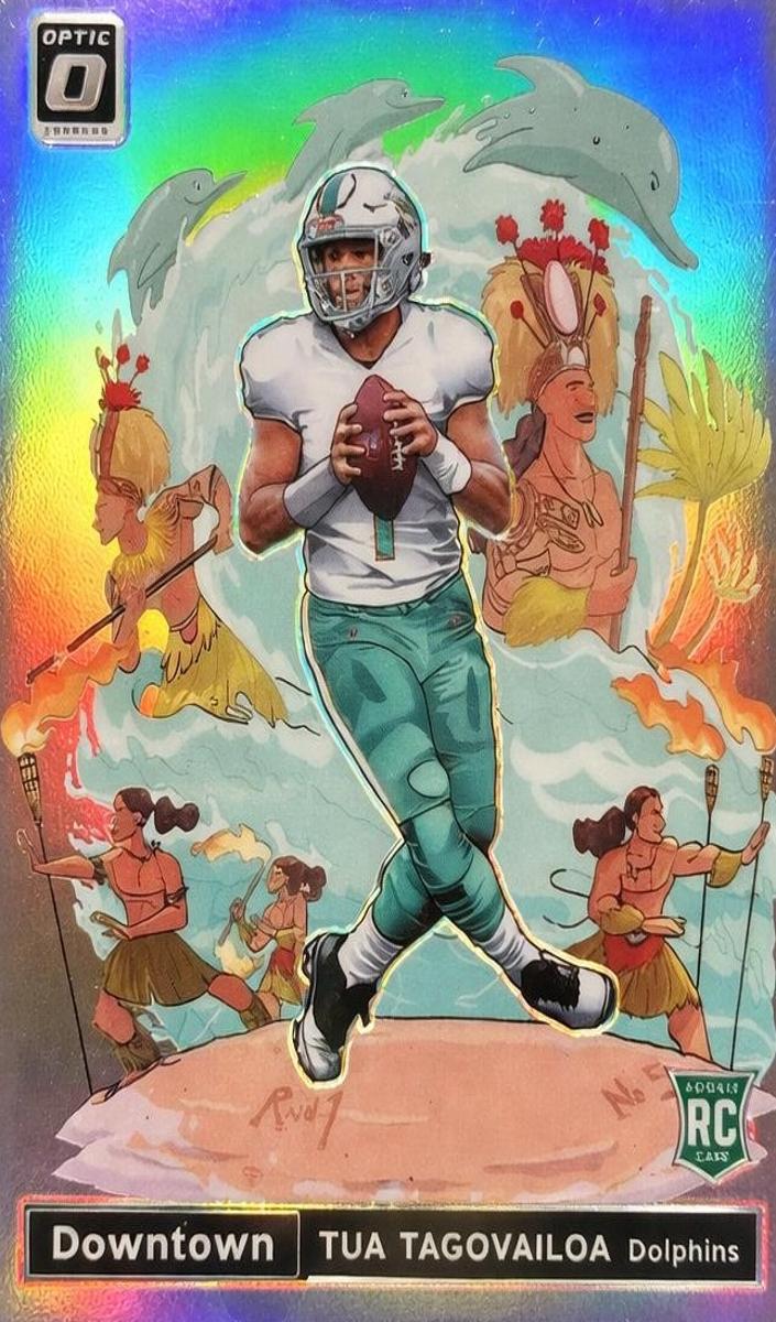 2020 Donruss Optic Football Tua Tagovailoa #DT-30 PSA 10