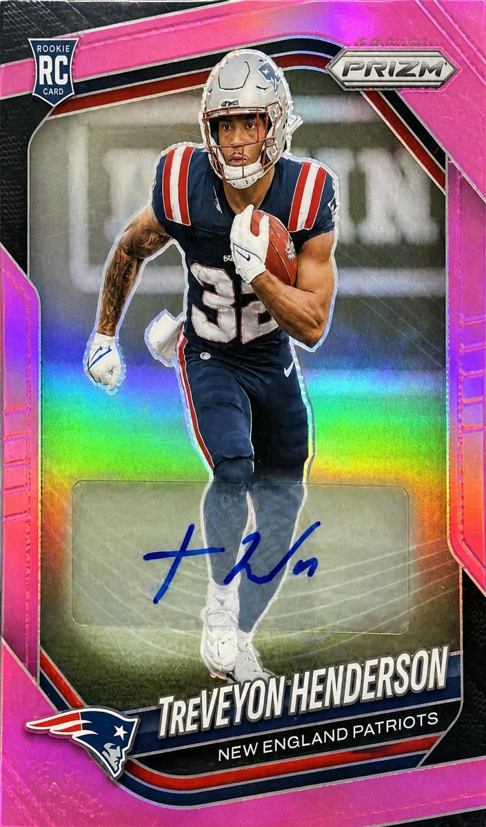 2025 Panini Prizm Football Pink TreVeyon Henderson #343