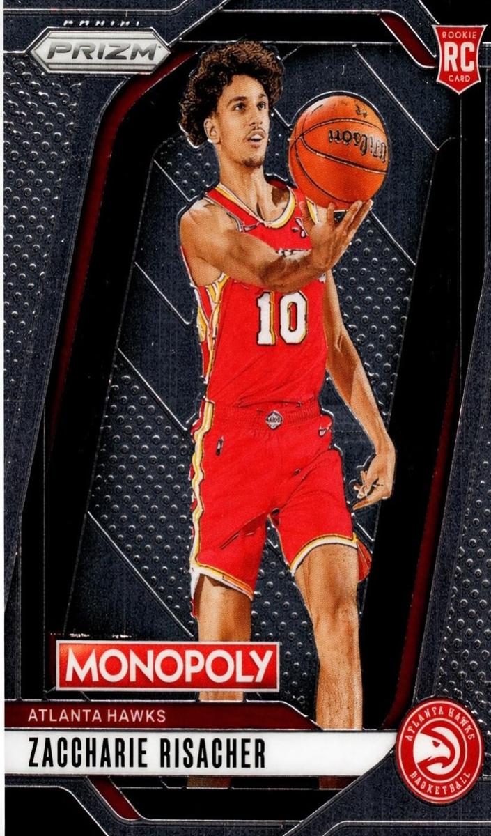 2024 Panini Prizm Monopoly Basketball Zaccharie Risacher #27 PSA 8