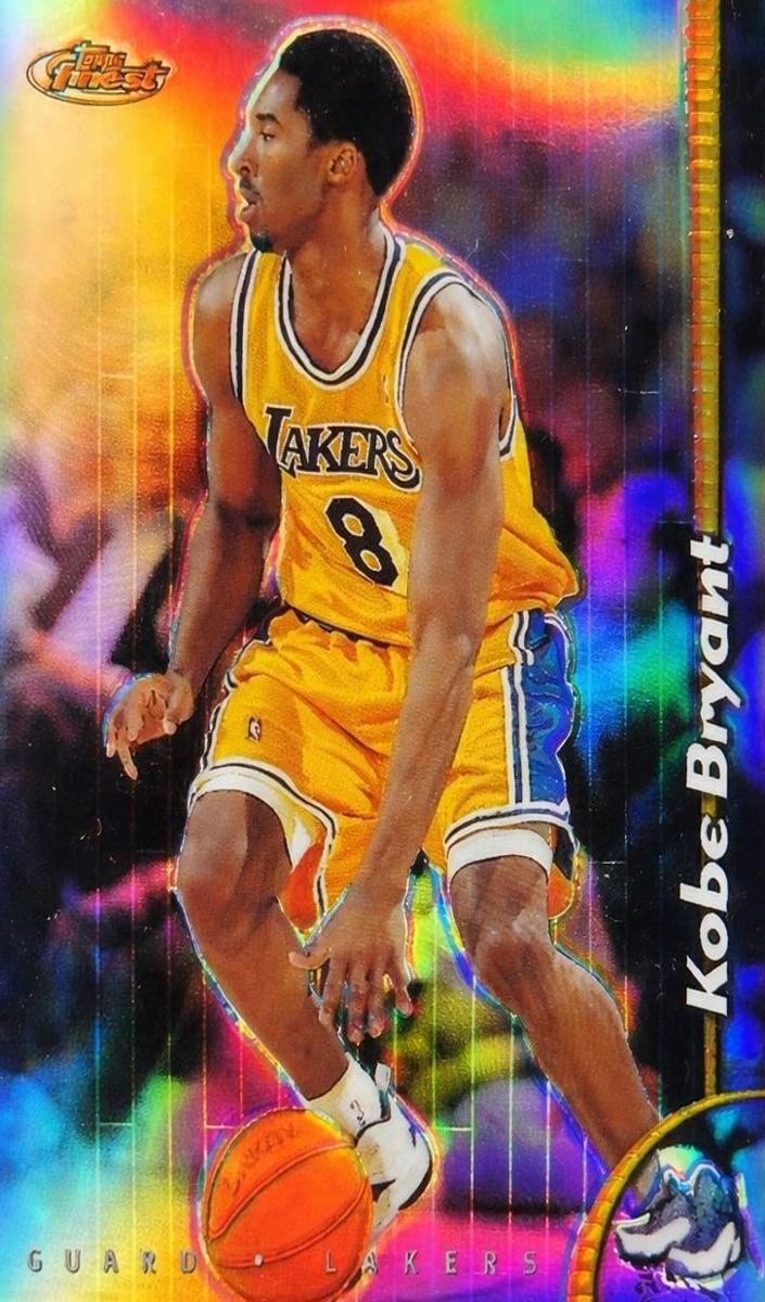 1998 Topps Finest Basketball Refractor Kobe Bryant #175 PSA 9
