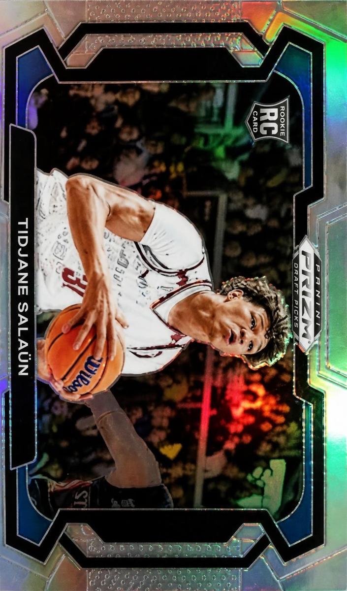 2024 Panini Prizm Draft Picks Basketball Silver Tidjane Salaun #82