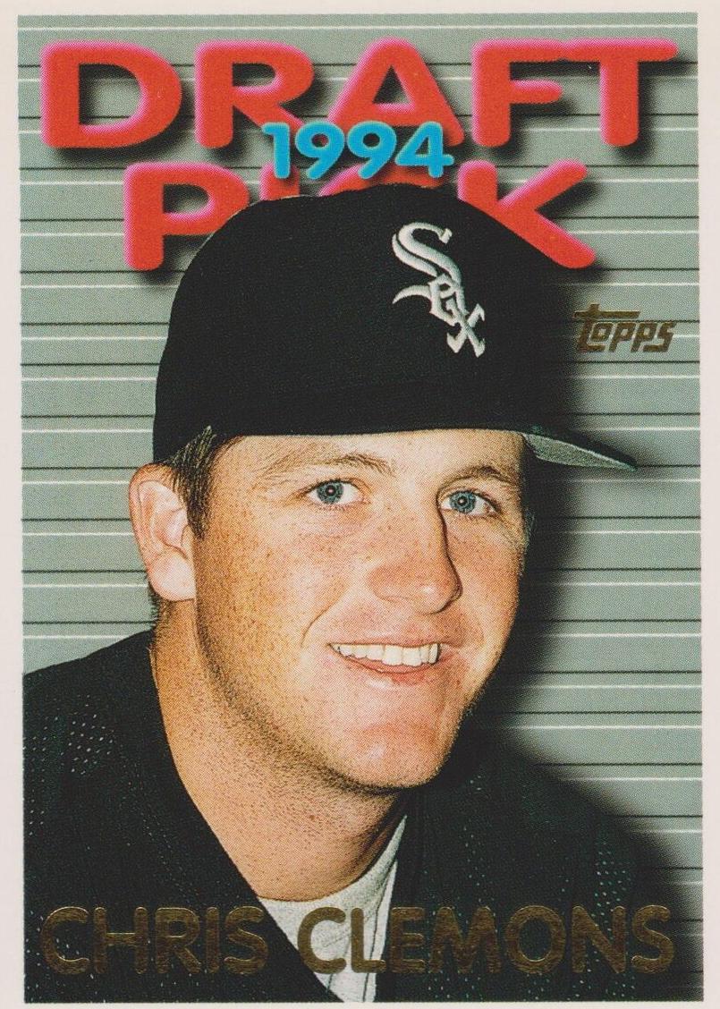 1995 Topps Baseball Chris Clemons #551