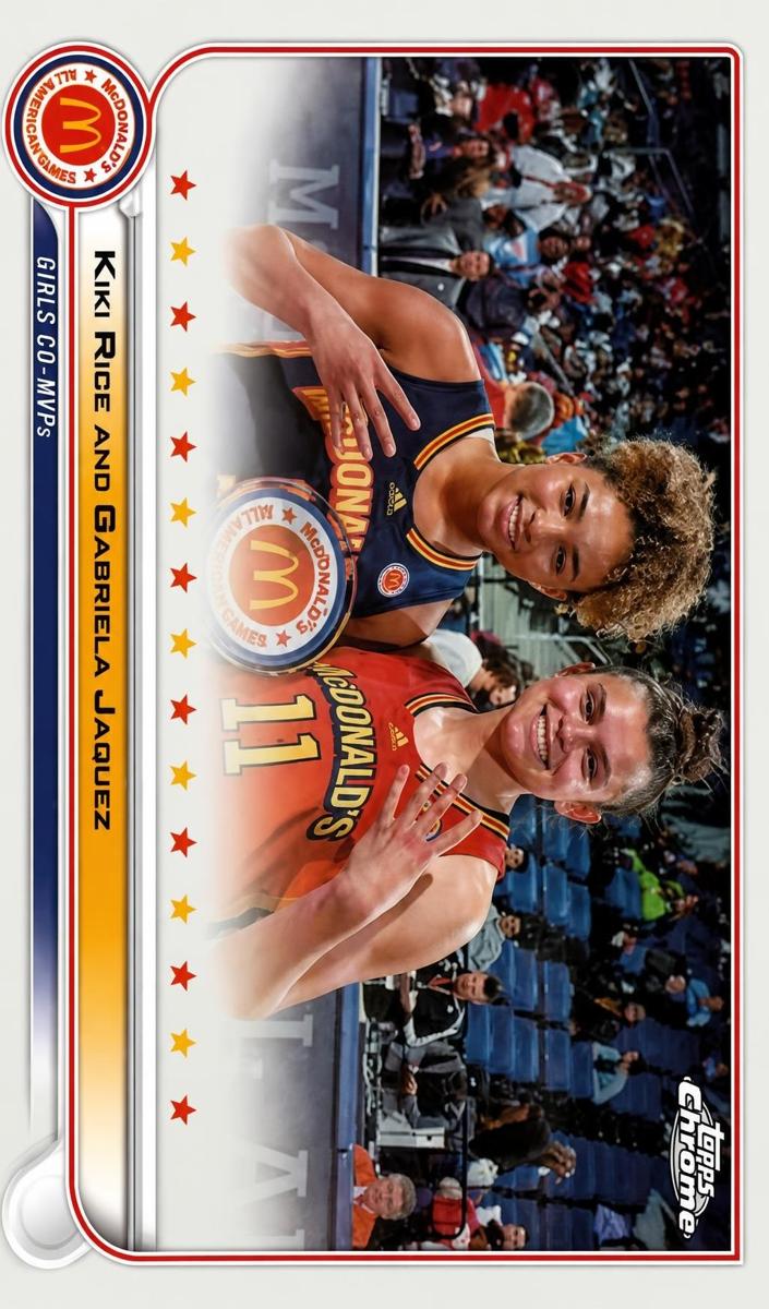 2022 Topps Chrome McDonald's All American Basketball Kiki Rice #100