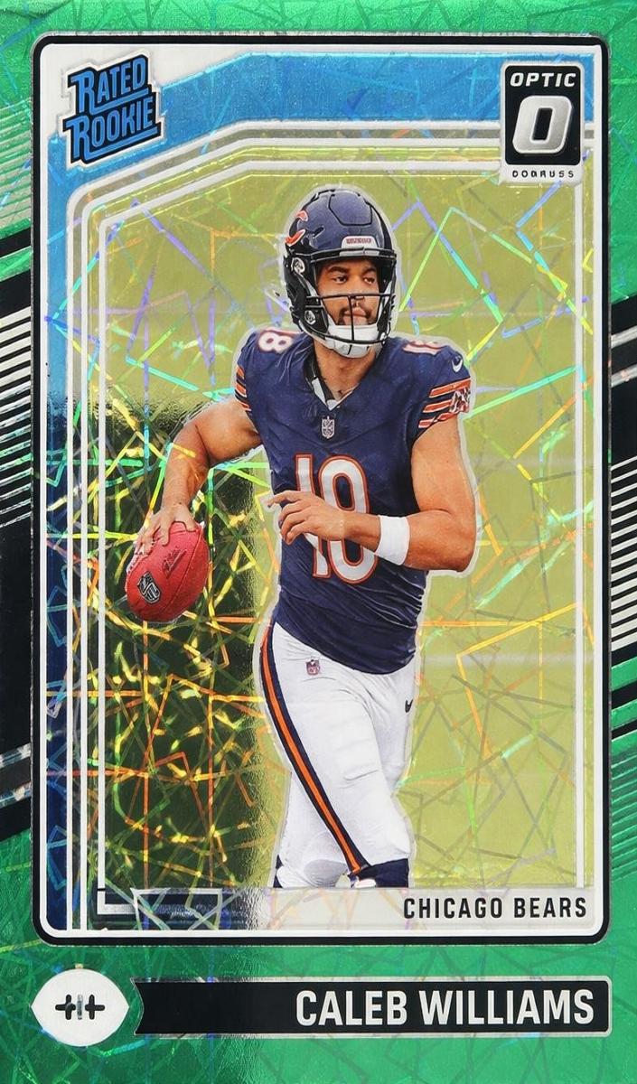 2024 Donruss Optic Football Green Velocity Caleb Williams #201