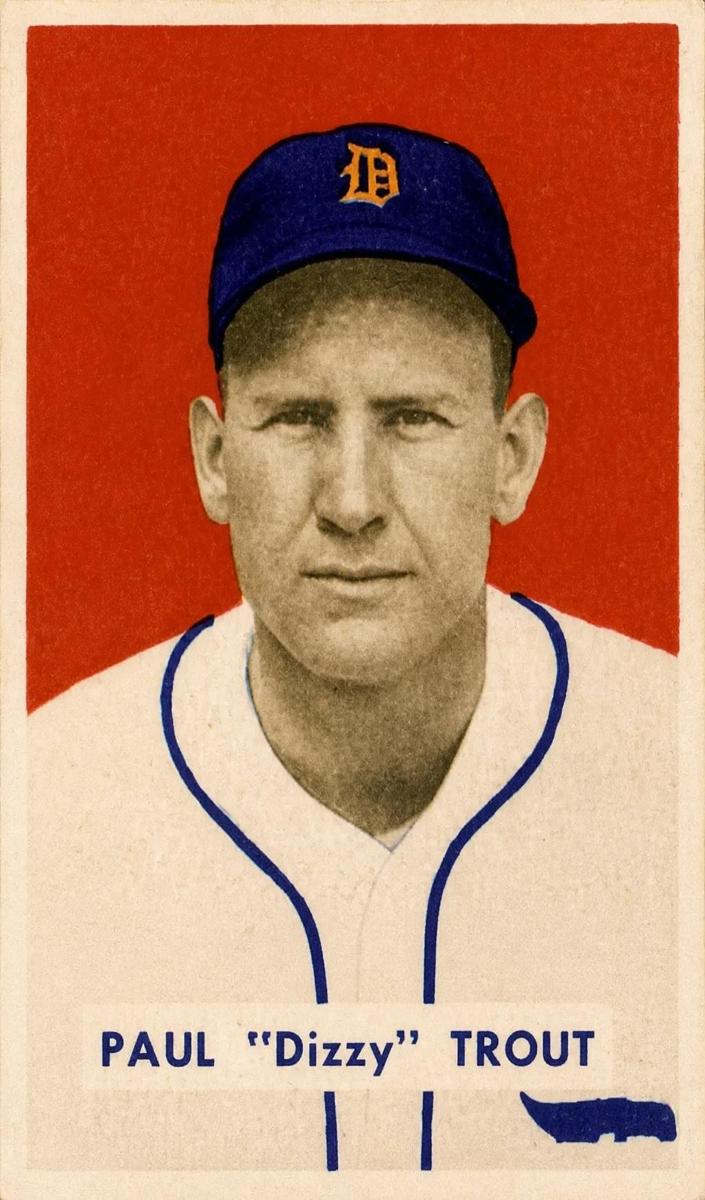 1949 Bowman Baseball Dizzy Trout #208 PSA 6