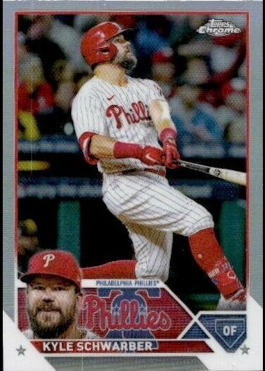 2023 Topps Chrome Baseball Kyle Schwarber #88 SGC 9.5