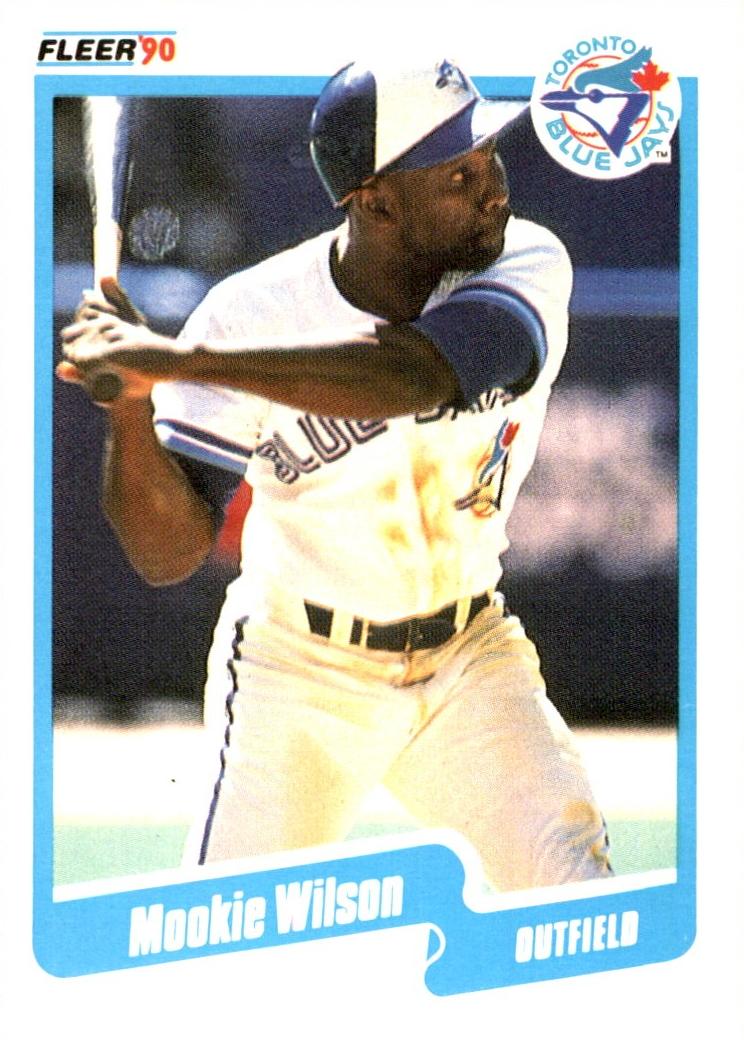 1990 Fleer Baseball Mookie Wilson #99