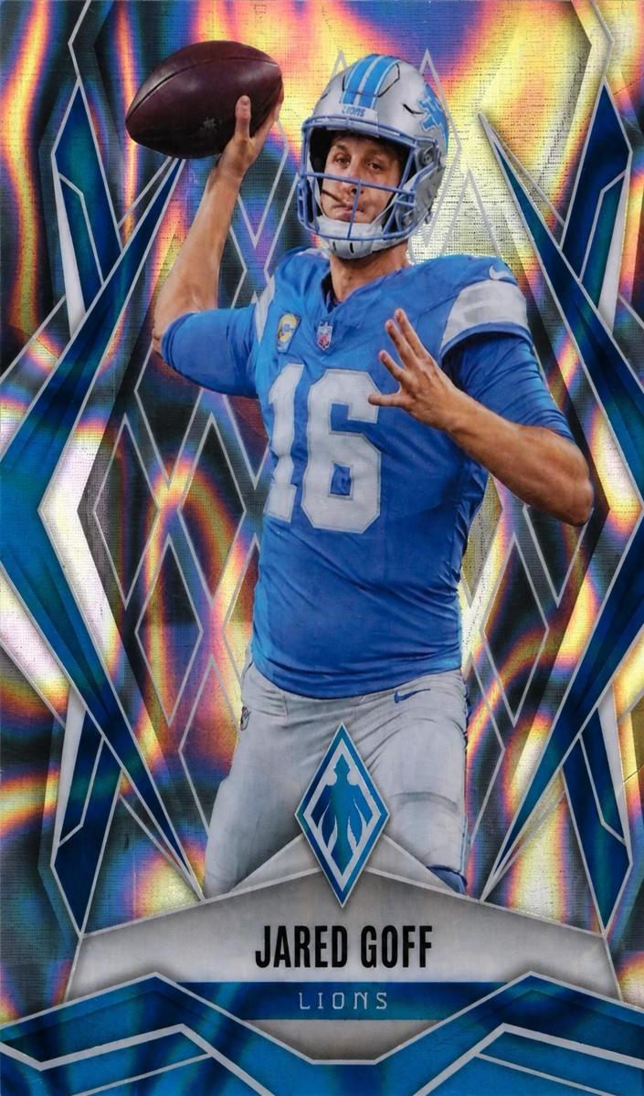 2025 Panini Phoenix Football Silver Lava Jared Goff #62