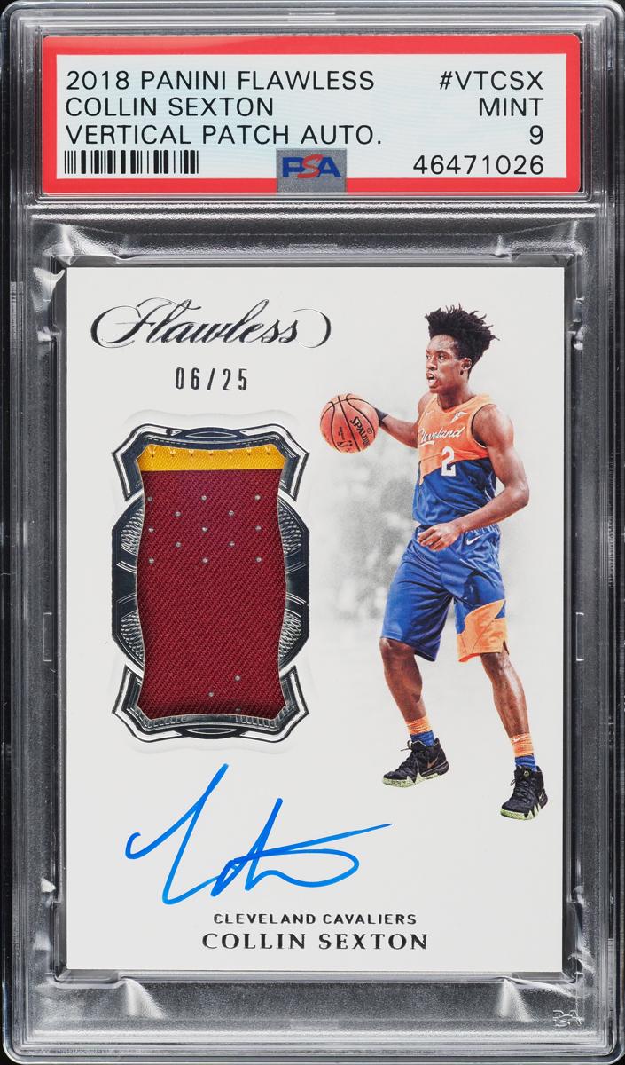 2018 Panini Flawless Basketball Collin Sexton #VP-CSX PSA 8.5