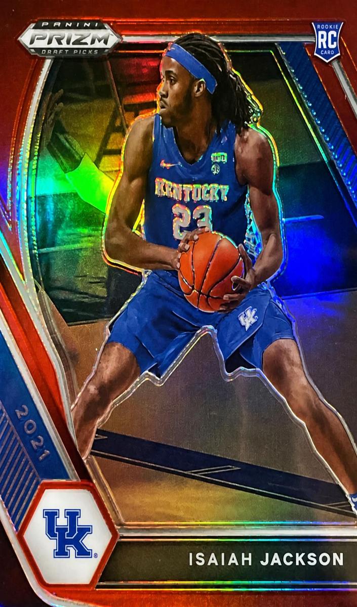 2021 Panini Prizm Draft Picks Basketball Red Isaiah Jackson #16