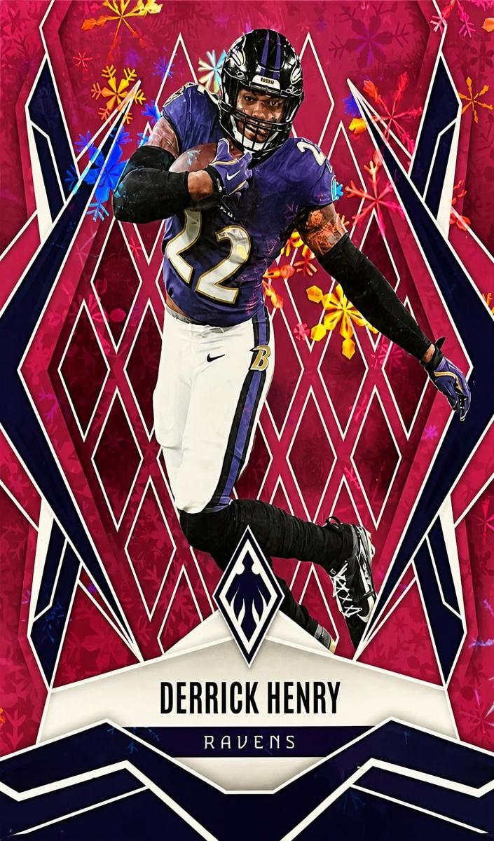 2025 Panini Phoenix Football Pink Winter Derrick Henry #10
