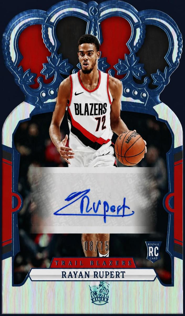 2023 Panini Crown Royale Basketball Blue Rayan Rupert #RC-RUP