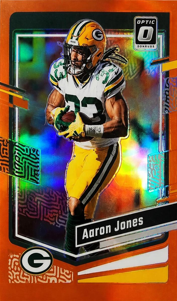 2023 Donruss Optic Football Orange Aaron Jones #63