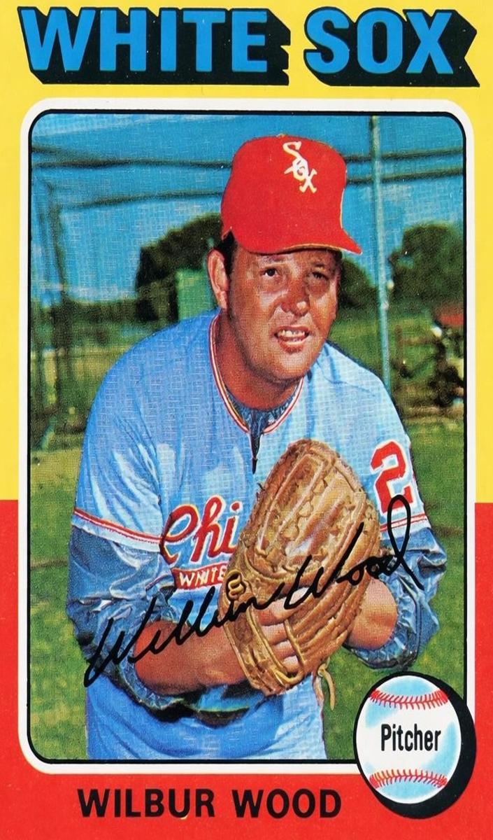 1975 Topps Mini Baseball Wilbur Wood #110