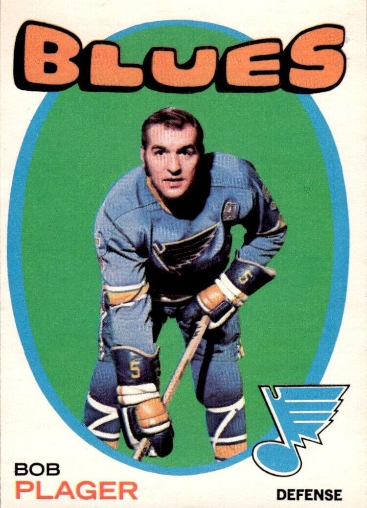 1971 O-Pee-Chee Hockey Bob Plager #103
