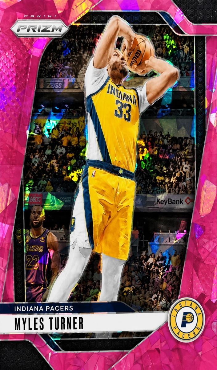 2024 Panini Prizm Basketball Pink Ice Myles Turner #115