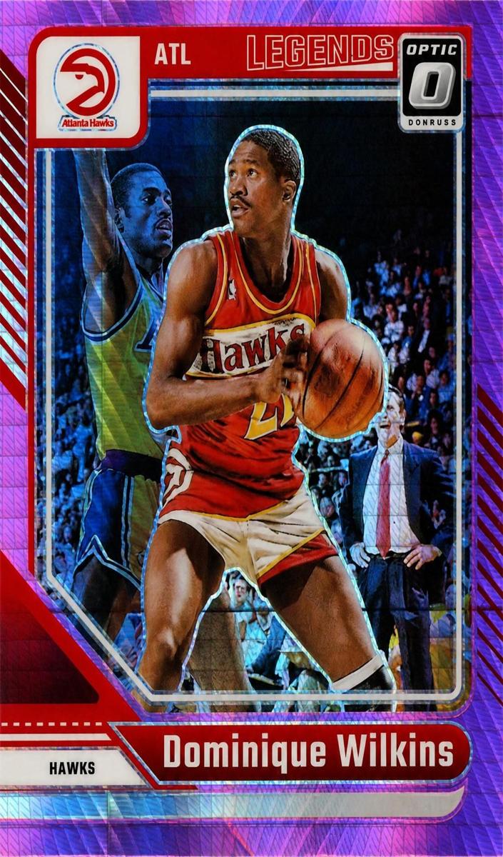 2024 Donruss Optic Basketball Hyper Pink Dominique Wilkins #238