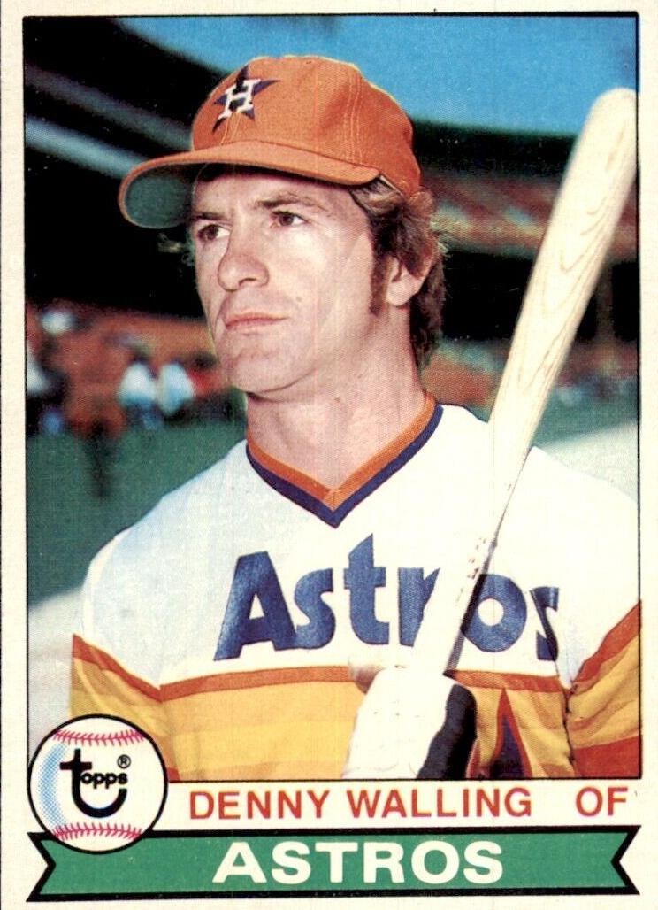 1979 Topps Baseball Denny Walling #553 PSA 9