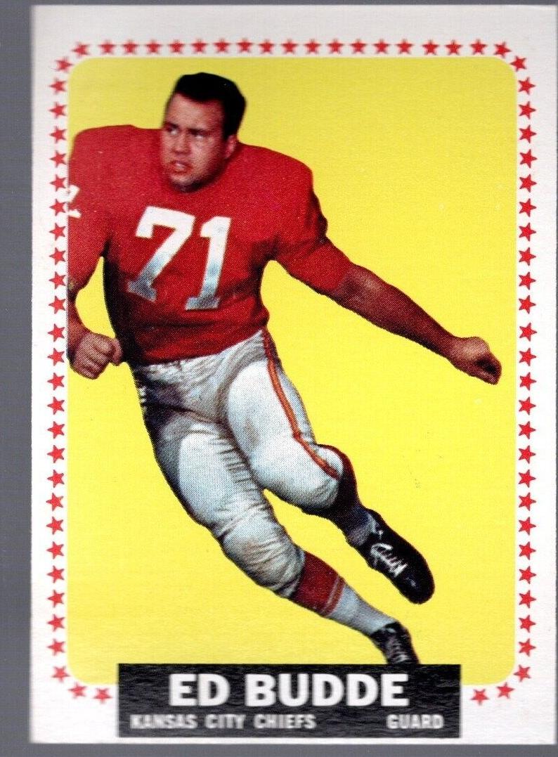 1964 Topps Football Ed Budde #93 PSA 7.5