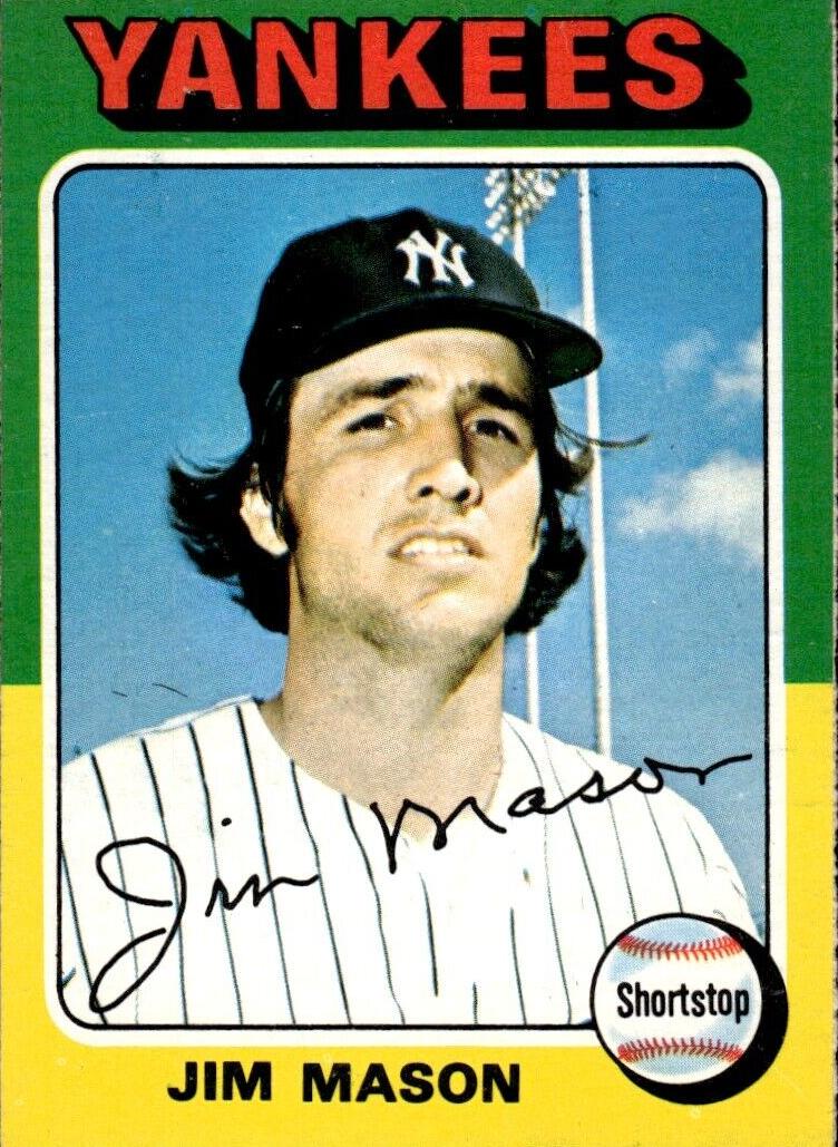 1975 O-Pee-Chee Baseball Jim Mason #136
