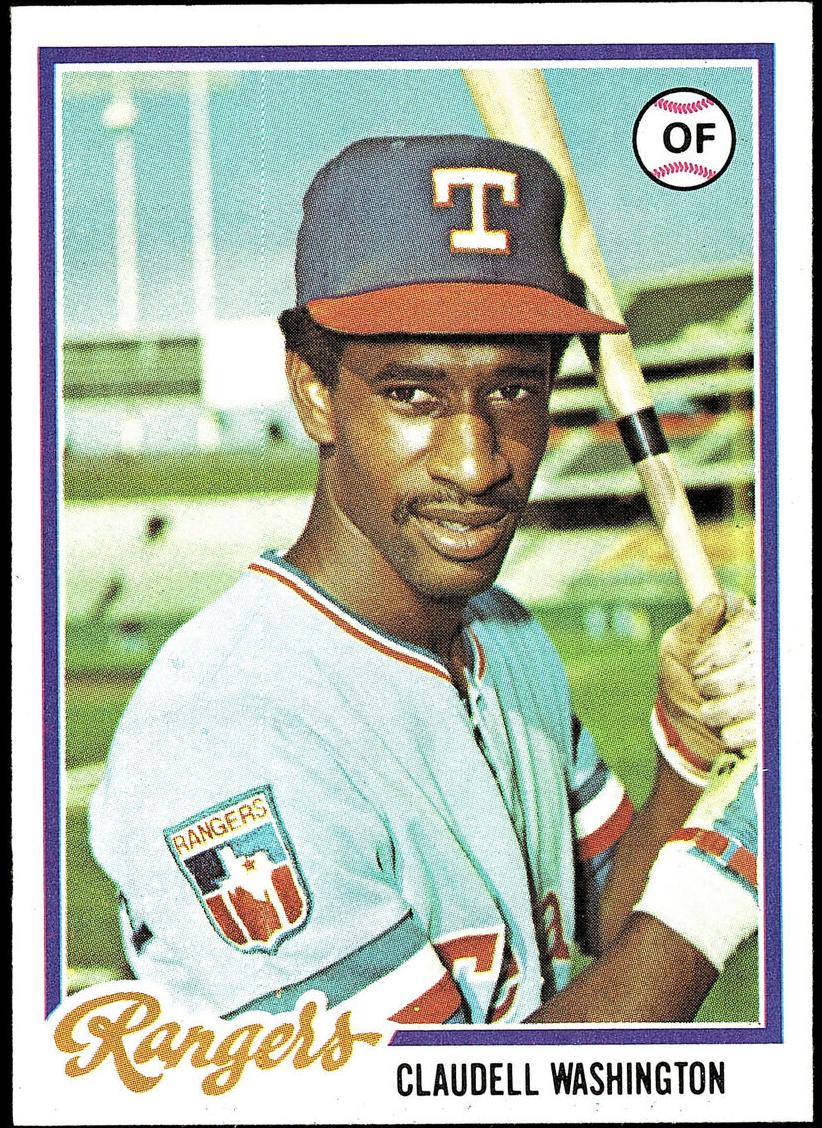 1978 Topps Baseball Claudell Washington #67 PSA 10