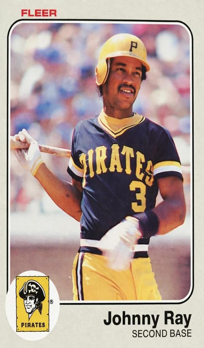 1983 Fleer Baseball Johnny Ray #317