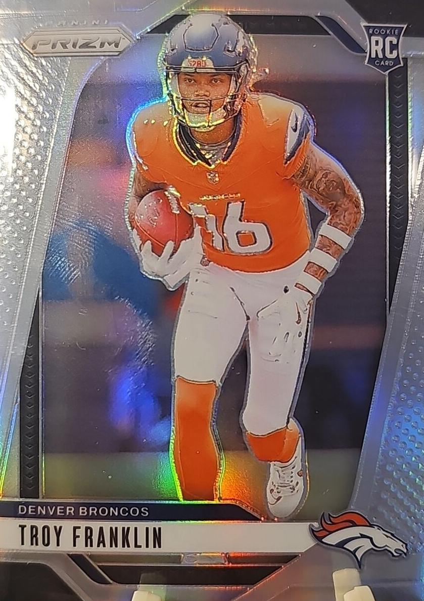 2024 Panini Prizm Football Silver Troy Franklin #393 PSA 9