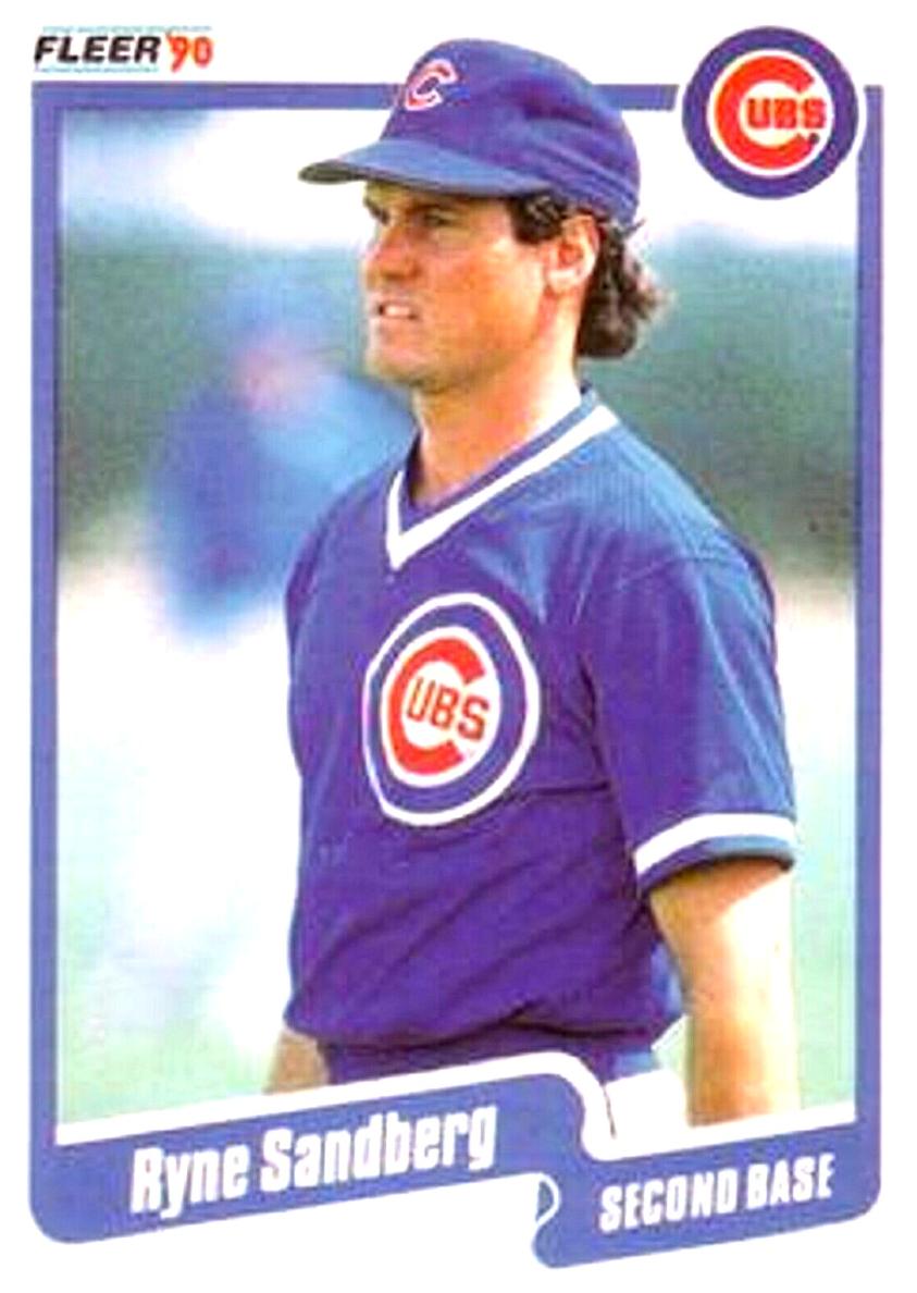1990 Fleer Baseball Ryne Sandberg #40 PSA 10
