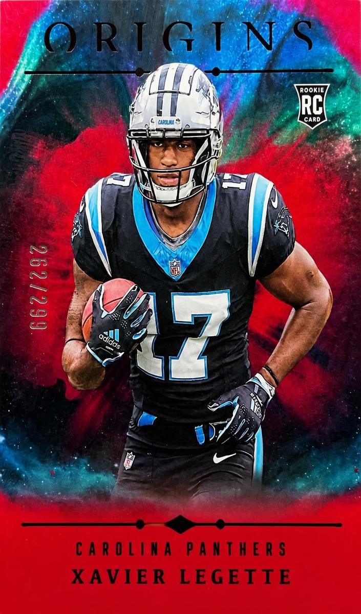 2024 Panini Origins Football Holo Red Xavier Legette #132