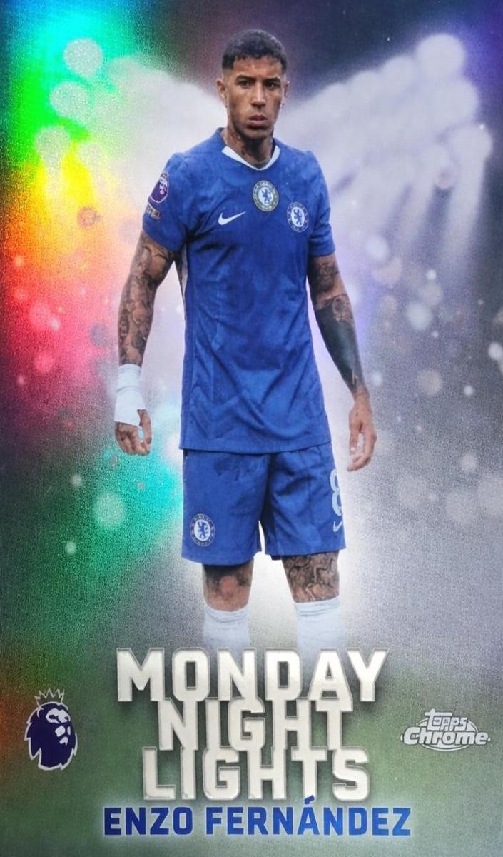2026 Topps Chrome Premier League Soccer Enzo Fernandez #MNL-9