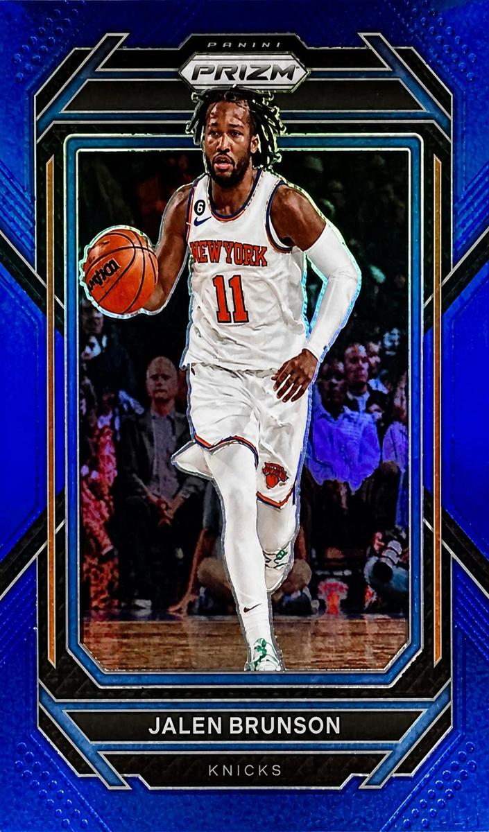 2022 Panini Prizm Basketball Blue Jalen Brunson #11