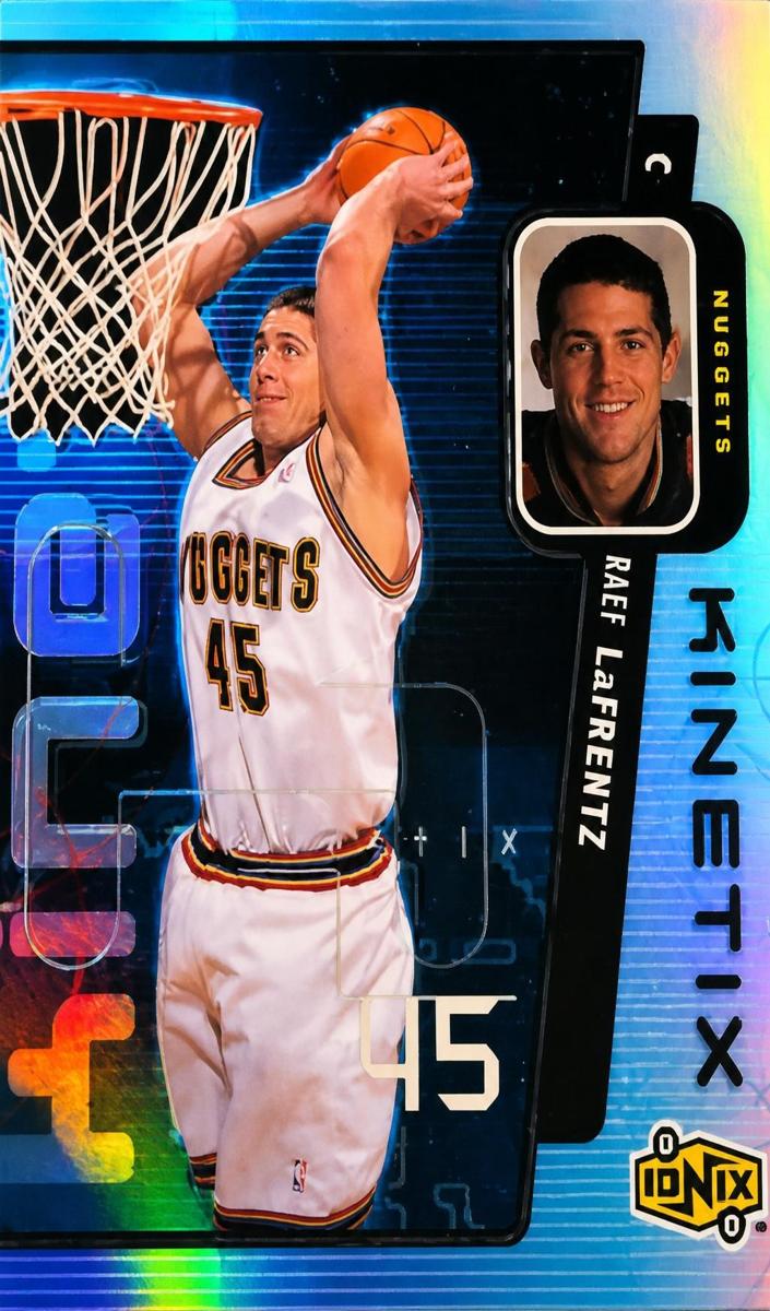 1998 Upper Deck Ionix Basketball Raef Lafrentz #K15