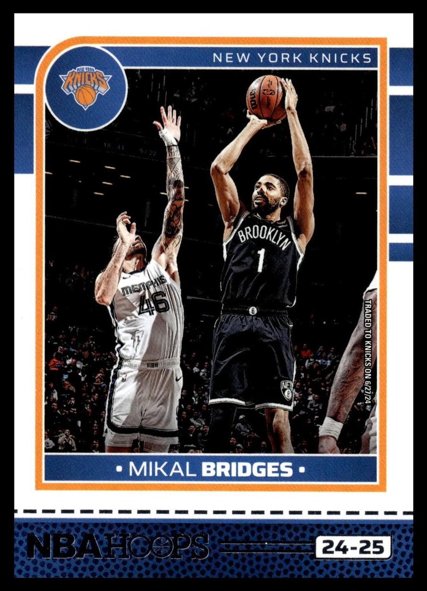 2024 Panini Hoops Basketball Mikal Bridges #203