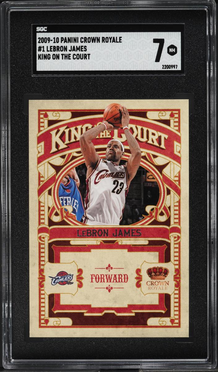 2009 Panini Crown Royale Basketball LeBron James #1 PSA 10