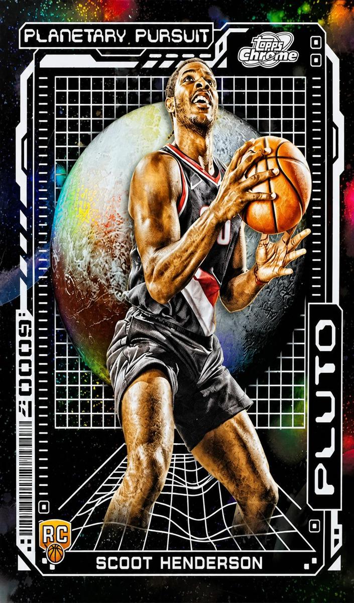 2023 Topps Cosmic Chrome Basketball Pluto Scoot Henderson #PPP-10
