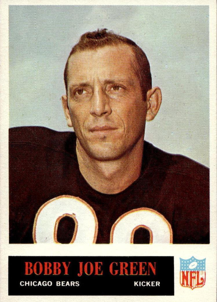 1965 Philadelphia Football Bobby Joe Green #22 PSA 8