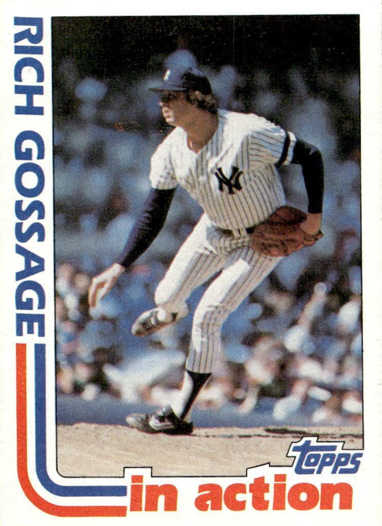 1982 Topps Baseball Rich Gossage #771 PSA 9