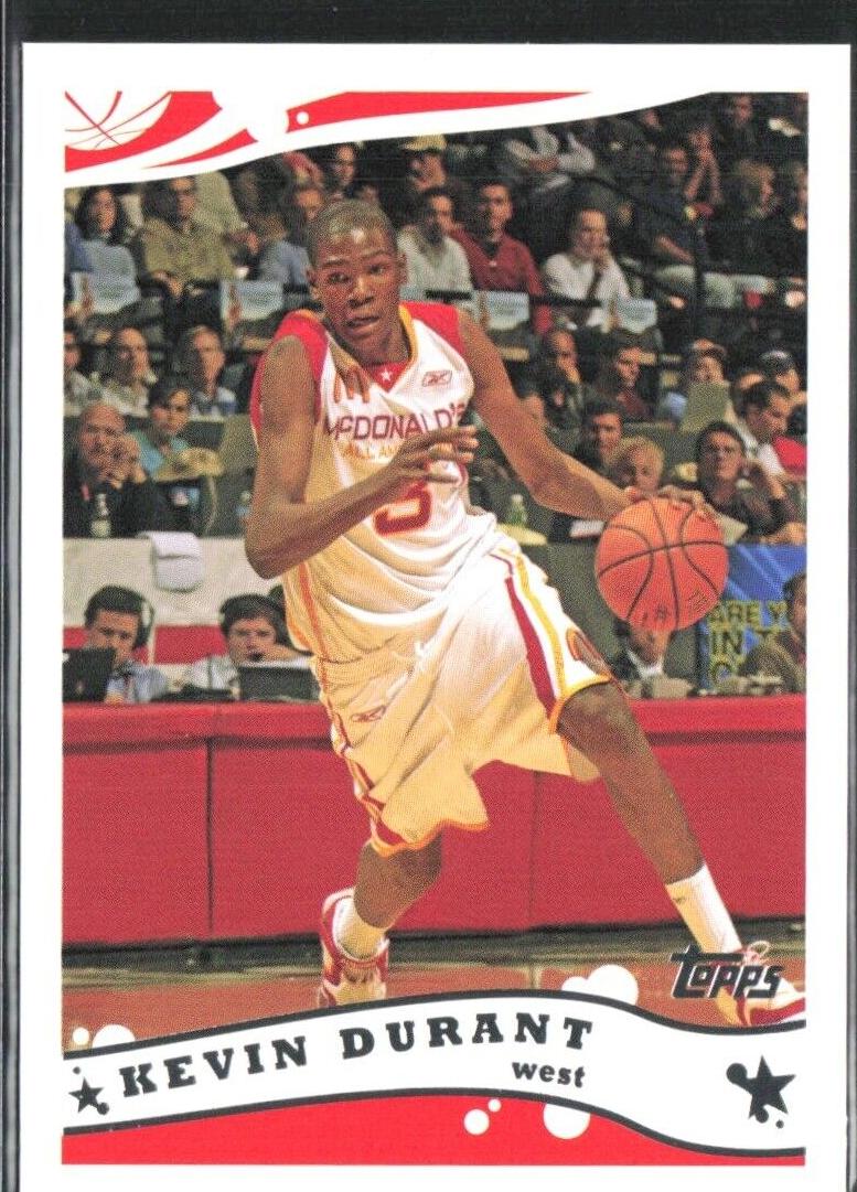 2006 Topps McDonald's All American Basketball Kevin Durant #B19