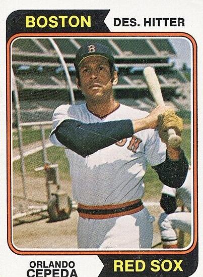 1974 Topps Baseball Orlando Cepeda #83