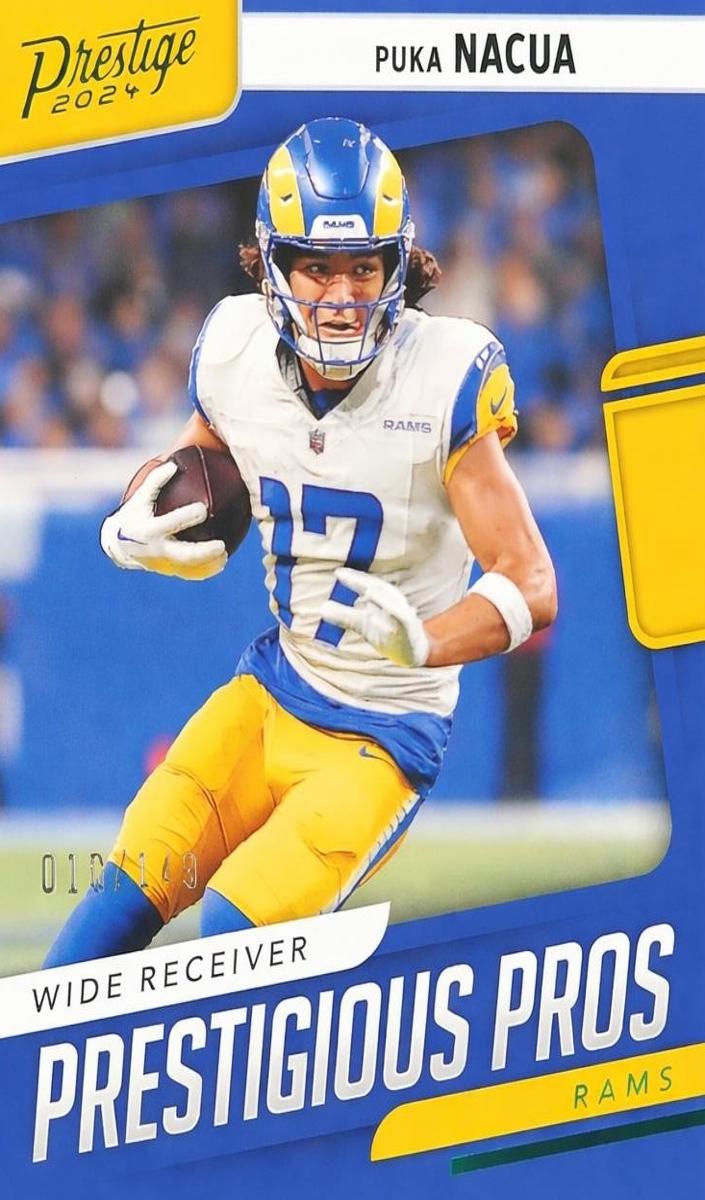 2024 Panini Prestige Football Xtra Points Green Puka Nacua #PP-PNA
