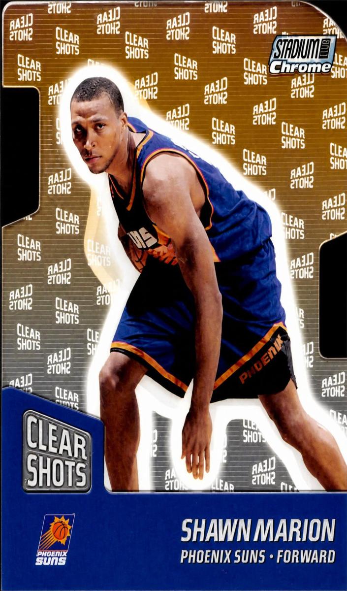 1999 Topps Stadium Club Chrome Basketball Refractor Shawn Marion #CS4