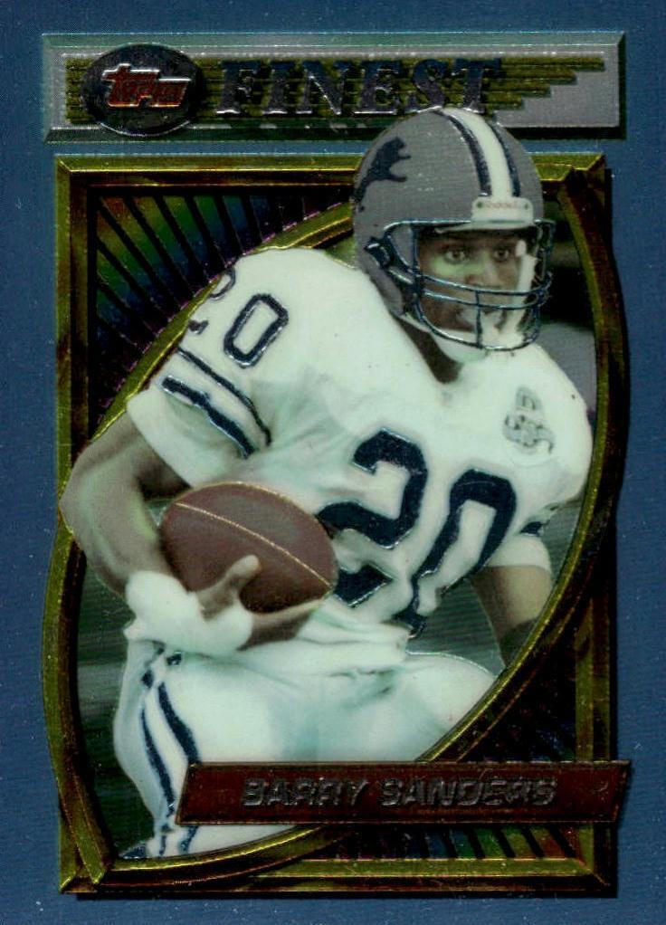 1994 Topps Finest Football Barry Sanders #44