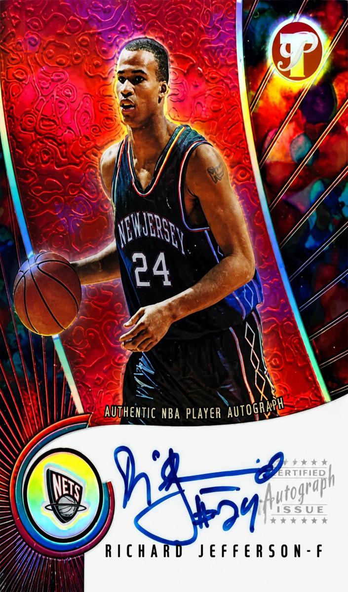 2001 Topps Pristine Basketball Richard Jefferson #A-RJ